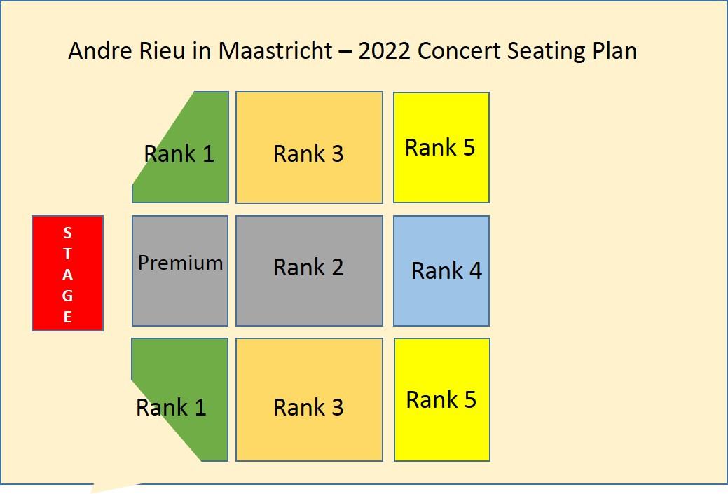 Kaartjes Andre Rieu Maastricht 2023 - Kaart